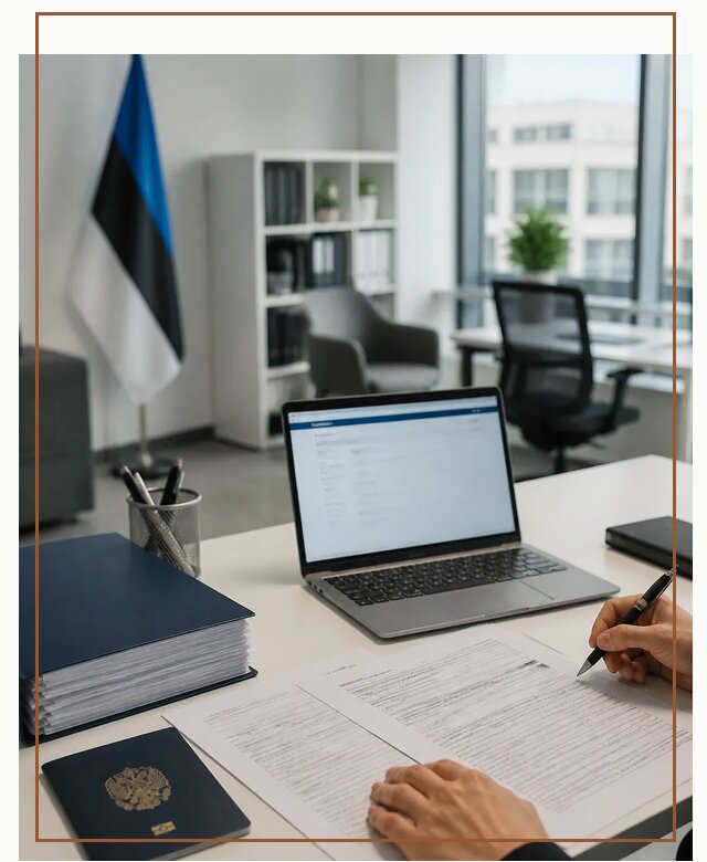 Оформление ВНЖ в Эстонии для переезда и легального проживания в Новодвинске